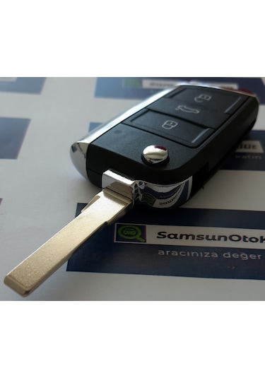 Volkswagen Golf 7 Sustalı Kumanda Kabı Anahtar Kabı Hu66 Uçlu