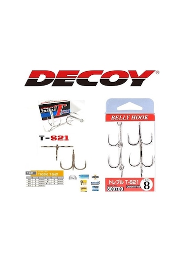 Decoy Treble Belly Hook T-S21 Kanca