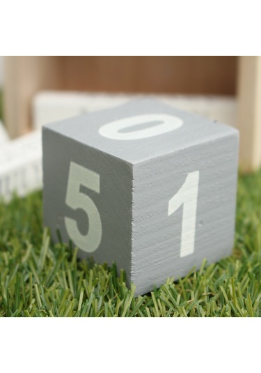 Vintage Tasarım Ev Şekli Sürekli Takvim Artcraft