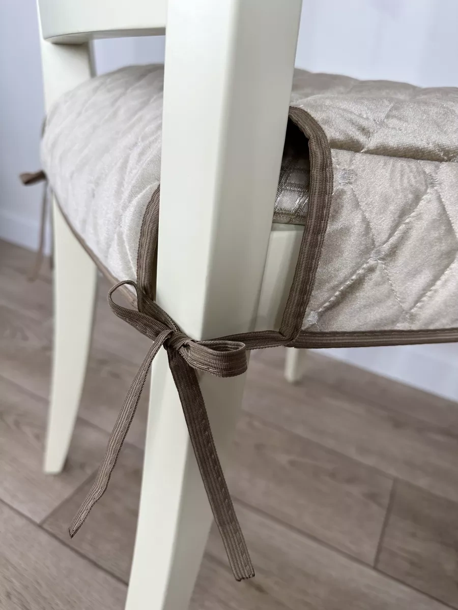 Acsenia Bağcıklı Sandalyeden İçin Yastık 233719565 Açık Kahverengi