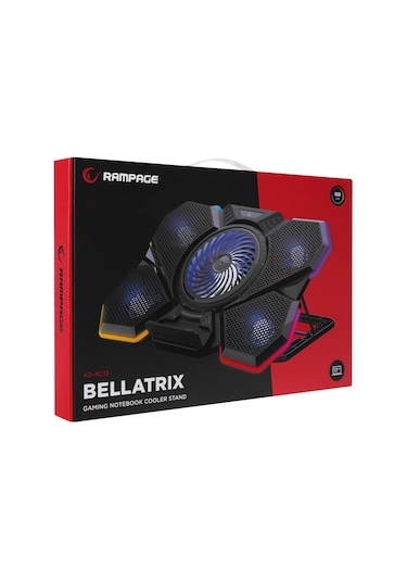 Rampage Ad-rc13 Bellatrıx Notebook Soğutucu Ve Rampage 300350 Mousepad İkisi Bir Arada Set