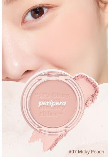 Peripera Pure Blushed Sunshine Cheek 07 Milky Peach