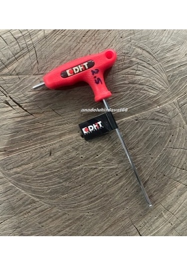Dht Yuvarlak Baş 2,5mm T Alyan Uzun Alyan Anahtar Crv Çelik 2,5mm Allen