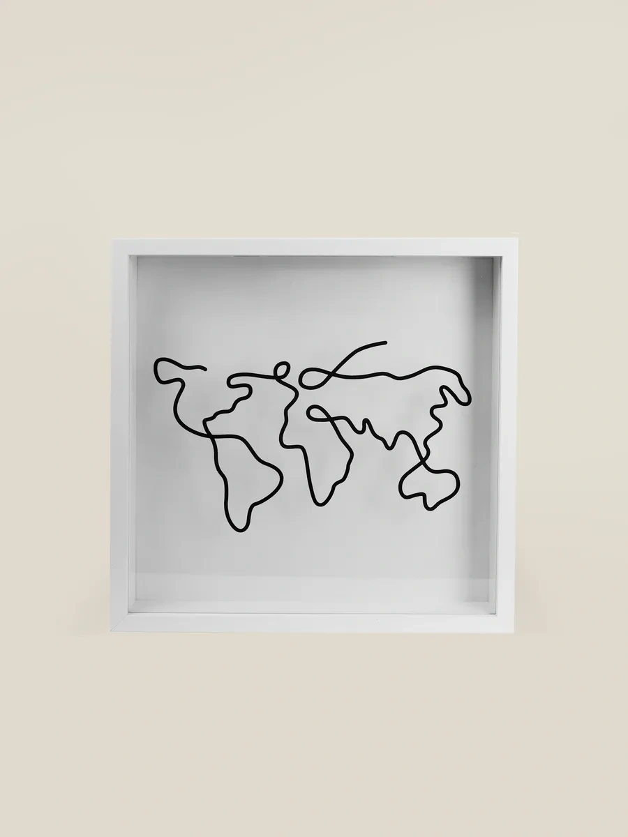 Moon Lotus Para Ve Anı Eşyaları İçin Çerçeve Kumbarası 278953571