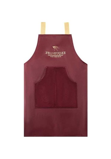 Novahub Su Geçirmez Mutfak Önlüğü - Oxford Kumaş & Mercan Polar, El Silme, Modern İskandinav Stili, Yetişkinler İçin Diğer