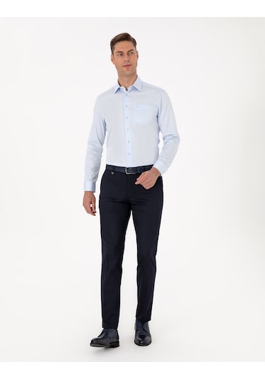 Pierre Cardin Erkek Açık Mavi Gömlek Basic 50313177-vr003 Açık Mavi