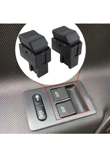 Volkswagen Polo Cam Düğmesi Anahtarı Sol Takım 2 Adet 2000--2001