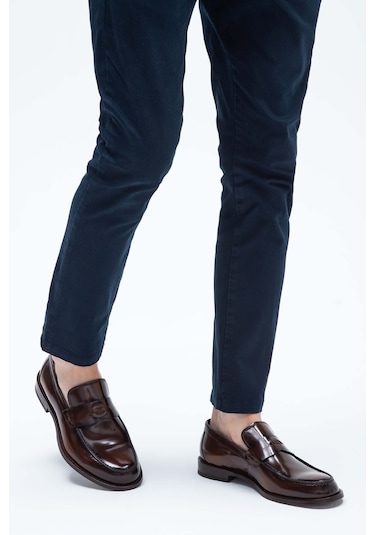 Tamer Tanca Erkek Hakiki Deri Taba Makosen Ayakkabı 183 11611 Erk Ayk Y23 Taba