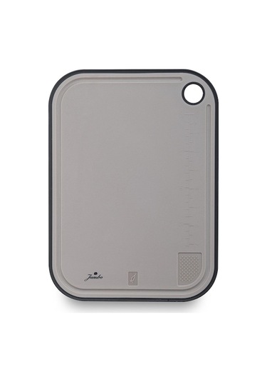 Bloomnest Akıllı Gri Kesme Tahtası Seti - Bıçak + Soyacak + Kesme Tahtası Gri