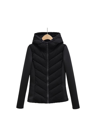 F1.siyah..kadın Spor Mont,hafif Ve Rahat Tasarım Siyah