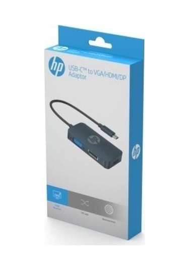 Dhc-ct200 Usb C To Hdmı+vga+dp Dönüştürücü Adaptör