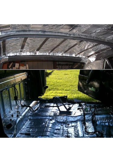 Vkemall 10mm Araç Isı Ve Ses Yalıtım Matı 1000x1000mm - Isı Yalıtımı, Ses Emme, Sıcak/soğuk Koruması - Kaporta, Tavan, Bagaj Uygun