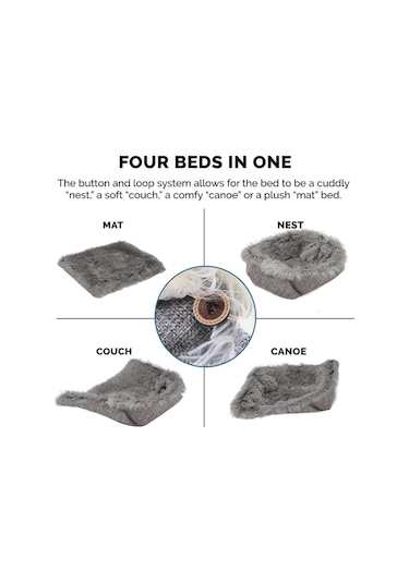 Kapalı Kediler İçin Kedi Yatağı Yıkanabilir Kedi Yatakları Evcil Hayvan Yatağı Yenilikçi Tasarım Güvenli Isınma Rahat