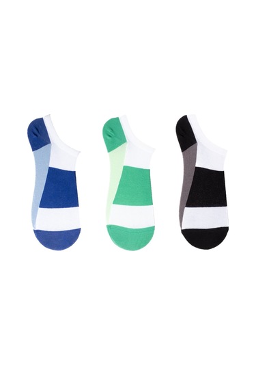 The Socks Company 3 Çift Erkek Patik Çorap 23SDCR156P Gri