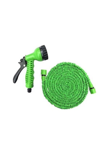 Pazly Genişletilebilir Bahçe Hortumu 25ft Mavi, Esnek Sulama, Araç Yıkama, Bahçe Sulama İçin