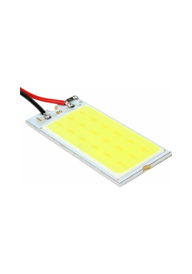 Yeni 5 Adet Dc12v Beyaz Cob 18led Paneller Araba İç Kubbe Ampul T10 Festoon 12 V Lamba Cob Led Panel Işıkları