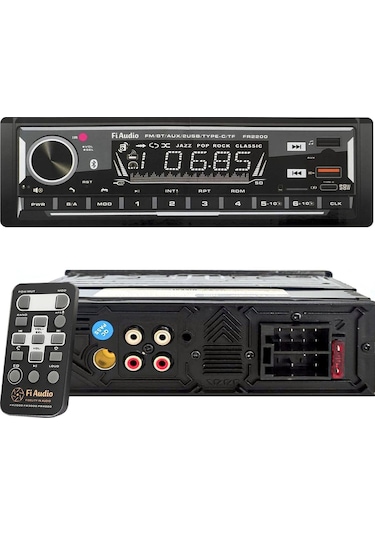 Fi Audio Fr-2200 Oto Teyp 4x50 Watt Bluetooth Carlive 2xusb Type-c Sd Fm Aux Lucest Yeni