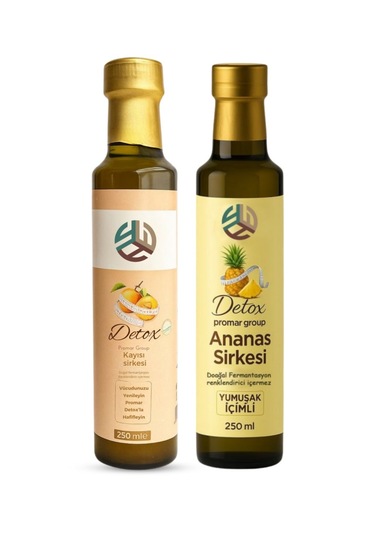 Promar  Ananas Sirkesi 250 Ml + Kayısı  Sirkesi 250 Ml