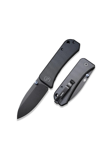 We Knife Banter Black G10 Handle Black Stonewashed Cpm S35vn Blade Kamp Çakı Siyah