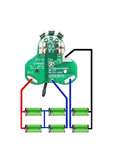 Powermaster Pm-28350 Bosch Bat411 12v Akülü Matkap Uyumlu Batarya Pil Koruma Bms Devresi