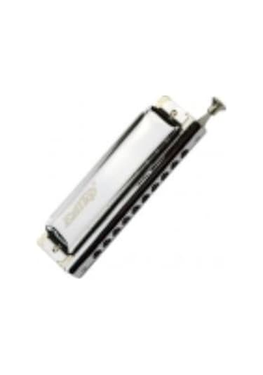 East Top T10-40 Harmonica Bakır Gövde / Kromatik Pompalı / 10 Delikli / Gümüş Renk Mızıka