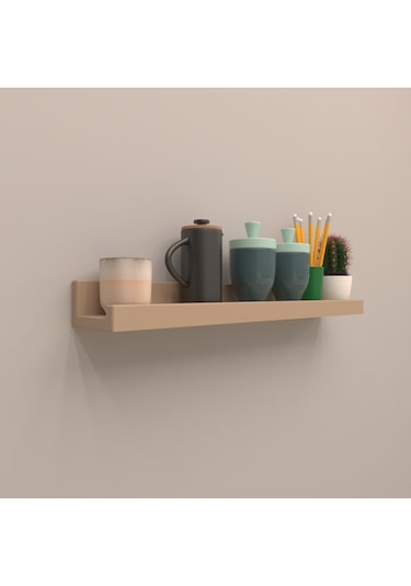 Rafkestir Setli Duvar Rafı 60 Cm Cappicino