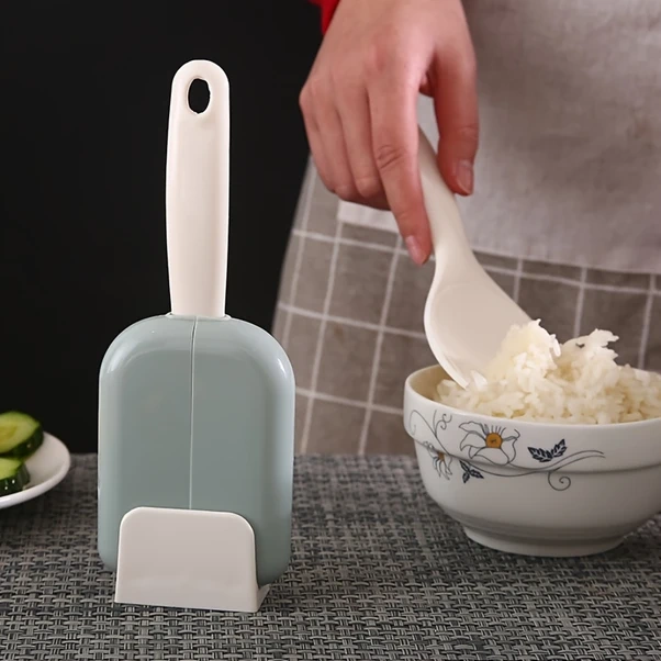 Dashanshop Mavi Saklama Askılı Toz Geçirmez Pirinç Kaşığı Seti Kolay Temizlenir Mutfak Gereci Mavi