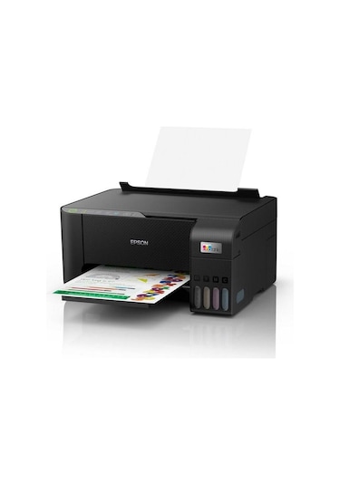 L3250 Renkli Mürekkep Tanklı Çok Fonksiyonlu Yazıcı Uyumlu Mürekkepli