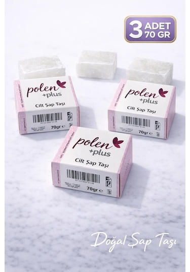 Polenplus Cilt Şapı Şap Taşı 3 Adet