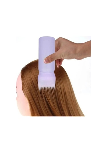 Anadolu Saray Pratik Hazneli Taraklı Saç Boyama Şişesi Saç Yağı Uygulama Tarağı