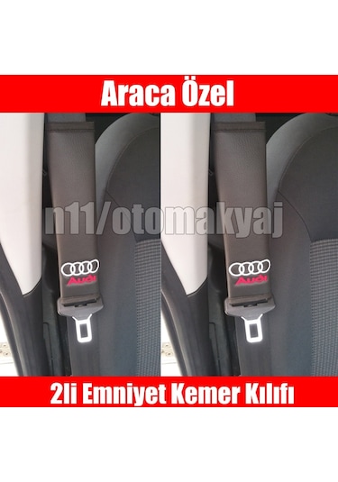 Audi A4 B8 2008-2016 Oto Koltuk Deri Kemer Kılıfı