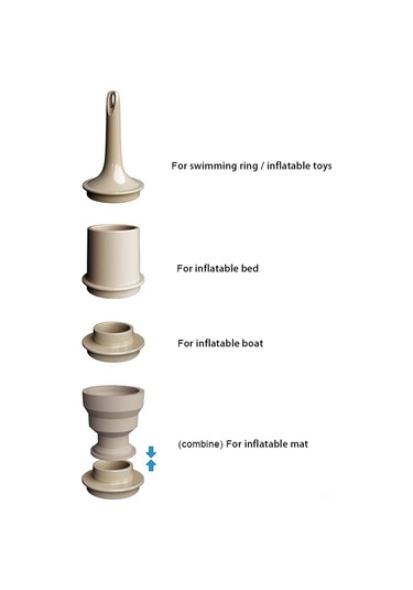 Reedark Kamp İçin Taşınabilir Şişirme Pompası: Hızlı, Led Aydınlatmalı, 3600mah Pil