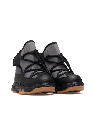 Bull Erkek Çocuk Kürklü Hafif Taban Günlük Bot 25k 946.434 Pe Siyah Siyah