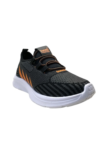 Tuğba Ortopedi 511 Çocuk Lastikli Rahat Sneaker Siyah