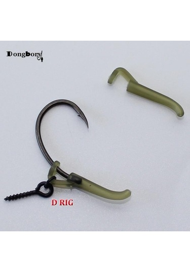 20 Adet Sazan Balıkçılık Aksesuarları Kanca Kollu Hazır D-rig Hattı Hizalayıcı Saç Kuleleri Zig Rig Terminali Bağlantı Pop Up Boilies