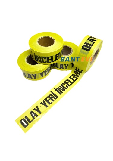Olay Yeri İnceleme Bandı 50mt Olay Yeri İkaz Şeridi (Yapışkansız)