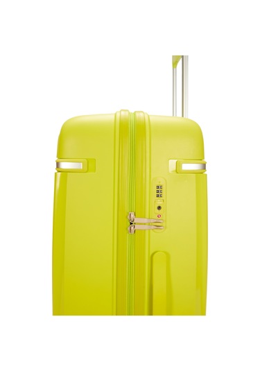 Pierre Cardin Büyük Boy %100 Polipropilen Valiz Yeşil 04pc7070