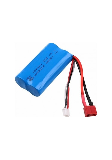 Wltoys Uyumlu 7.4v 18650 Li-on 15c 2000 Mah T-plug Soketli Oyunca