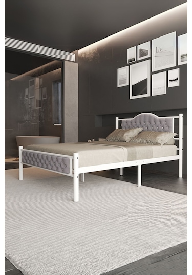 Aksviva Milan Çift Kişilik Ferforje Metal Karyola