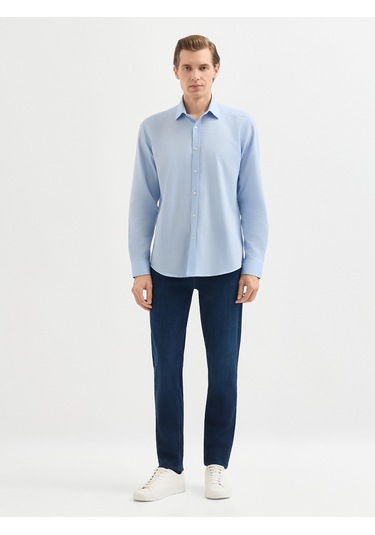Karaca Erkek Slım Fıt Gömlek-açık Mavi 11.25w.04.012 Açik Mavi