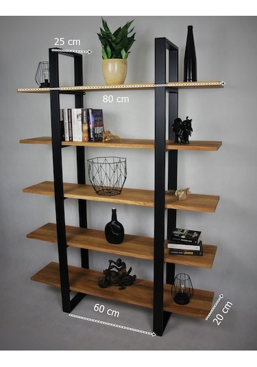 Güvendekoratif Metal Kitaplık