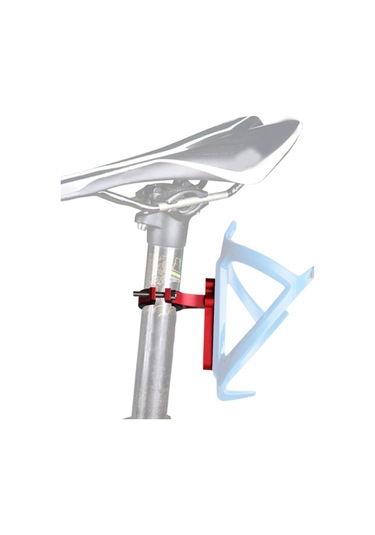 Metalik Gümüş Ztto Dağ Bisikleti Elektrikli Bisiklet Şişe Kafesi Braketi Tutucu Adaptörü Gümüş