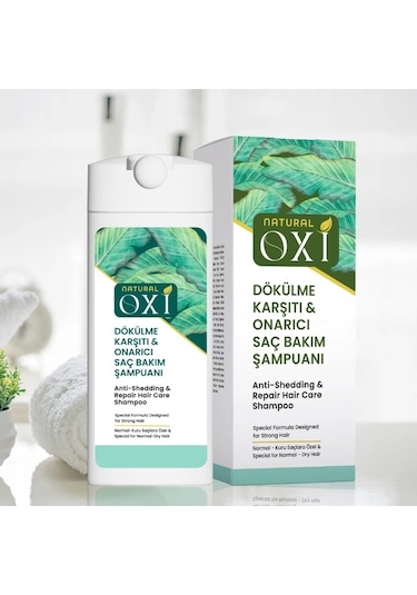 Oxi Natural Dökülme Karşıtı Normal Saç Şampuanı 300 Ml. Normal