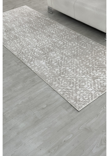 Lüle Halı Kaymaz Taban Yıkanabilir Yolluk Halı Lhklmkahve2