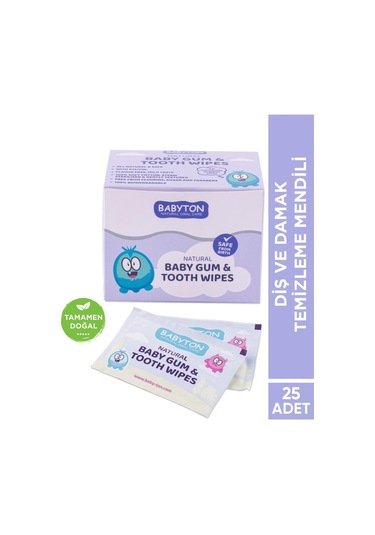 Babyton Bebekler İçin Diş ve Damak Temizleme Mendili