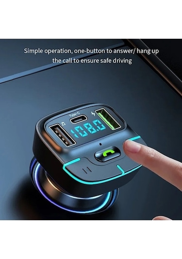 Moly Bluetooth 5.4 Fm Verici Araba Mp3 Müzik U Disk, Eller Serbest, Xiaoguang, N11'de İndirimli