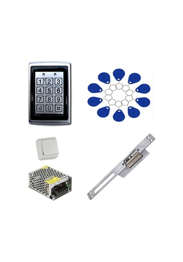 Rfid Metal Şifreli Kapı Kilidi Açma Iç Kapı Kilit Seti