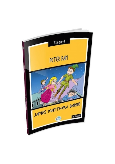 Peter Pan Stage 1 - James Matthew Barrie - Mavi Çatı Yayınları