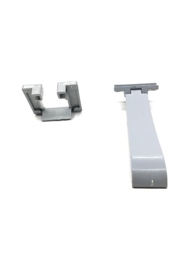 Cam Balkon Teker Çıkış Siyah Parça - Çıkış U Plastik Parça 2 Li