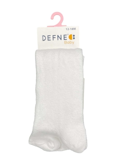 Defne Baby Bebek Külotlu Çorap J005-21 Beyaz